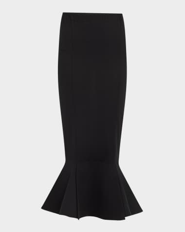 Marni Cotton Jersey Midi Mermaid Skirt