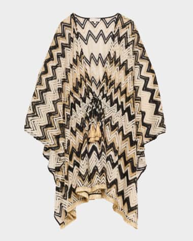 Ramy Brook McKala Chevron Knit Sun Dress Coverup