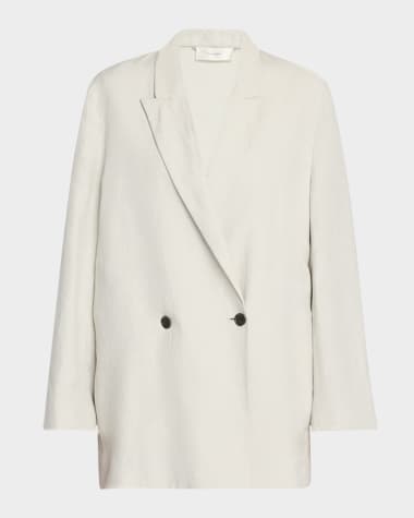 THE ROW Nat Oversized Double-Breasted Jacket