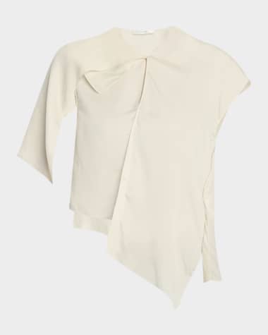 THE ROW Doss Paneled Sleeveless Top