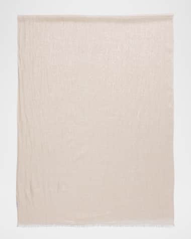 Brunello Cucinelli Lightweight Cashmere-Blend Scarf