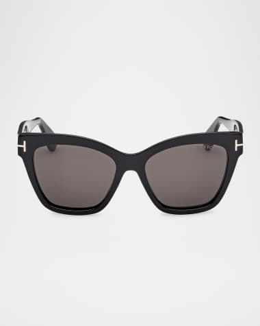 TOM FORD Elvira Cat Eye Acetate Sunglasses
