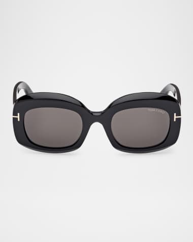 TOM FORD Carmen Round Acetate Sunglasses