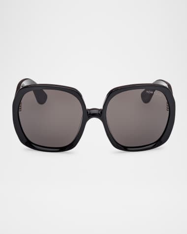 TOM FORD Saffron Acetate Round Sunglasses