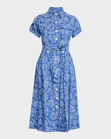 Derek Lam 10 Crosby Gaelle Belted Utility Dress