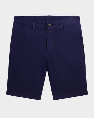Ralph Lauren Childrenswear Boy's Preppy Pony Embroidered Shorts, Size 8-14
