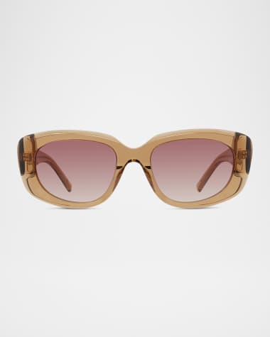 Givenchy GV Day Acetate Rectangle Sunglasses