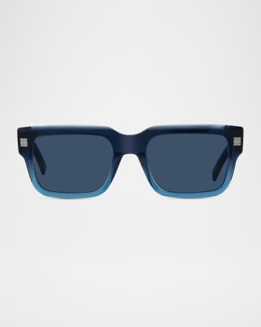 Givenchy Men's GV Day Acetate Rectangle Sunglasses