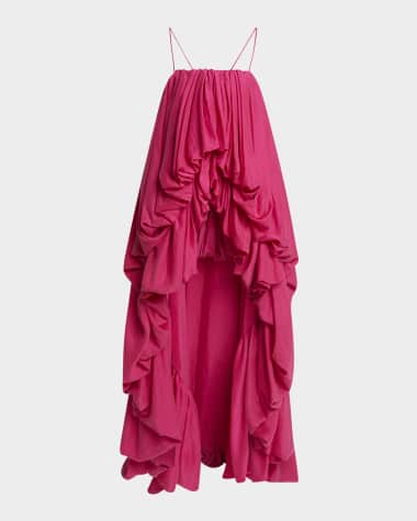 Chloe Sleeveless High-Low Balloon Jumpsuit