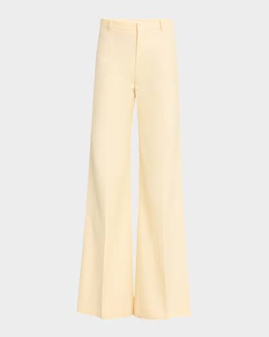Chloe High-Rise Flare Tailored Trousers