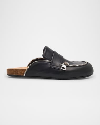 JW Anderson Men's Leather Biker Loafers