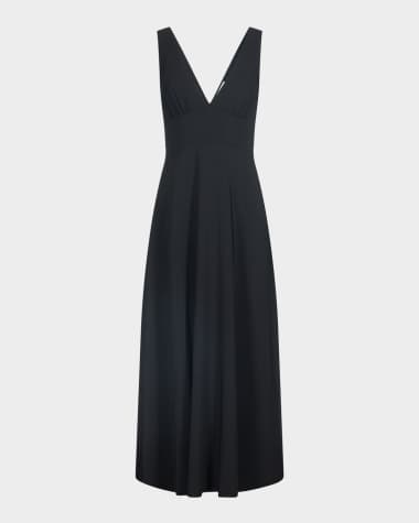 Diane von Furstenberg Vivienne Deep V-Neck Empire Maxi Dress