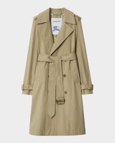 Burberry Belted Long Trench Coat