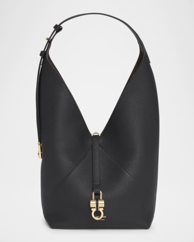 Ferragamo Origami Leather Hobo Bag