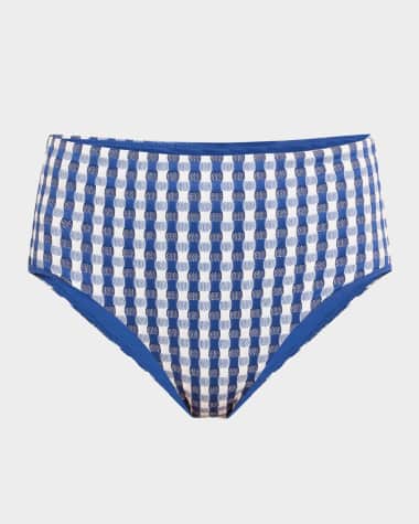 Seafolly Bella High-Waisted Bikini Bottoms