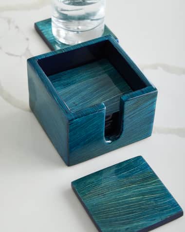 LADORADA Blue Maize Coasters Open Box