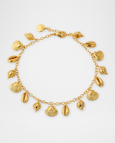 NEST Jewelry Tiny Shells Charm Anklet