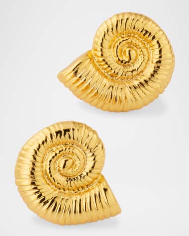 NEST Jewelry Seashell Stud Earrings