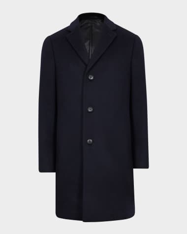 Reiss Men's Gable Wool Epsom Overcoat