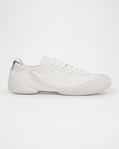 McQueen Flexion Leather Low-Top Sneakers