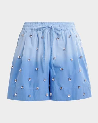 Essentiel Antwerp Hichigan Embellished Ombre Shorts