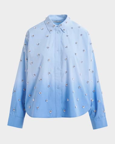 Essentiel Antwerp Harkansas Embellished Ombre Shirt