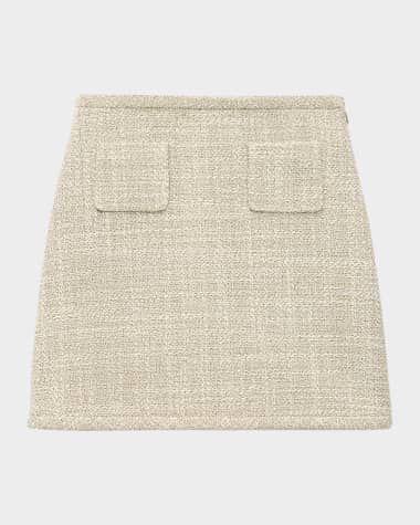 Theory Tweed Mini Skirt