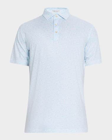 Peter Millar Men's Island Jammin Performance Jersey Polo Shirt