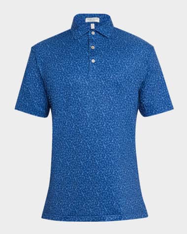 Peter Millar Men's Wine Country Performance Jersey Polo Shirt