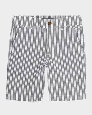 Appaman Boy's Striped Trouser Shorts, Size 2-12
