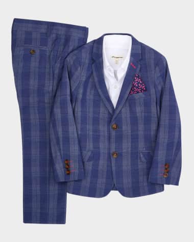 Appaman Boy's 2-Piece Plaid Mod Suit, Size 2-12