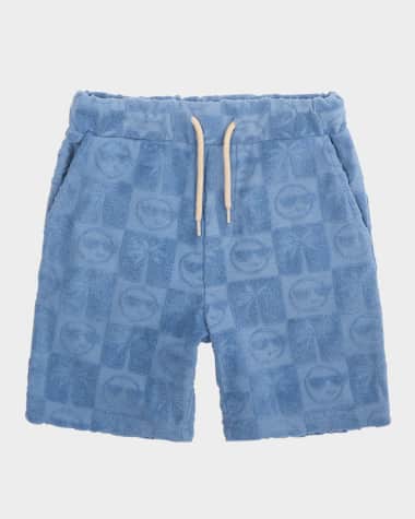 Appaman Boy's Resort Palm Tree Shorts, Size 2-10