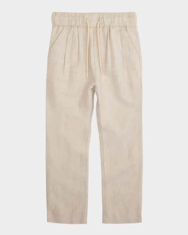 Appaman Boy's Resort Linen Straight Pants, Size 2-10