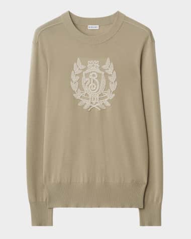 Burberry Men's Wool Crest Sweater