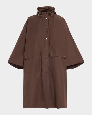 Brunello Cucinelli Hooded Water-Resistant Taffeta Jacket