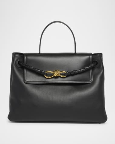 Bottega Veneta Andiamo Medium Leather Top-Handle Bag