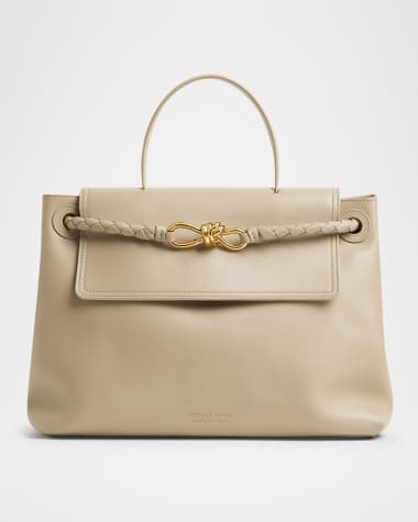 Bottega Veneta Andiamo Medium Leather Top-Handle Bag