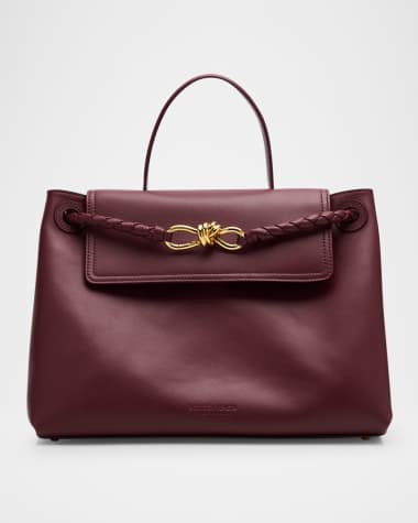 Bottega Veneta Andiamo Medium Leather Top-Handle Bag