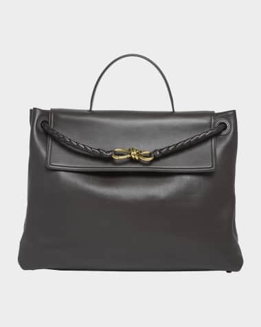 Bottega Veneta Andiamo Large Leather Top-Handle Bag