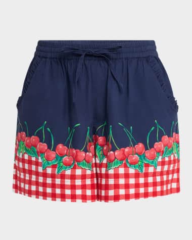 Damson Madder Cherry Pie Drawstring Shorts