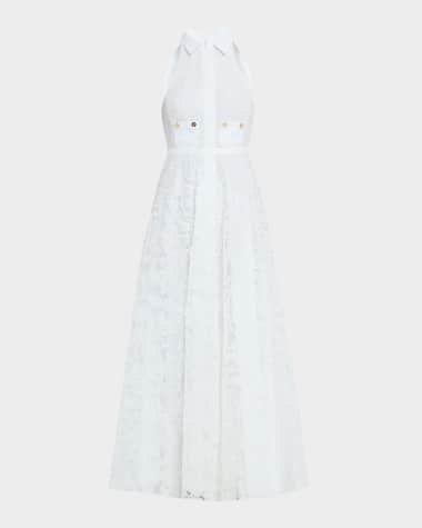 Giambattista Valli Sleeveless Lace Maxi Shirtdress