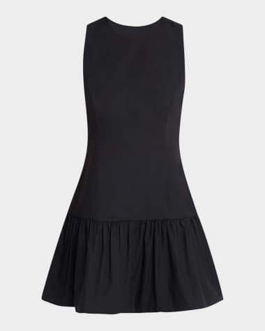 Marie Oliver Marilyn Flounce Cotton Mini Dress
