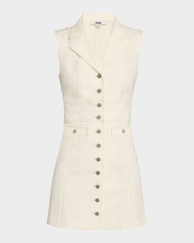 PAIGE Vida Denim Mini Dress