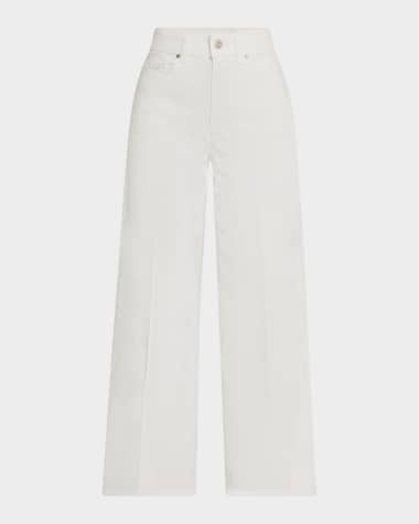 PAIGE Sasha Wide-Leg Ankle Jeans