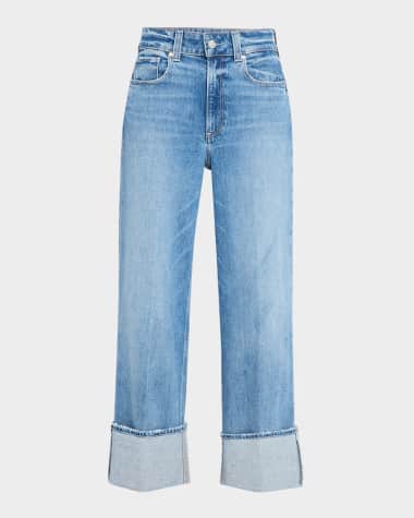 PAIGE Sasha Ankle Jeans with Wide Cuff