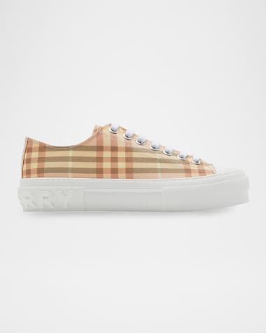Burberry Jack Check Low-Top Sneakers