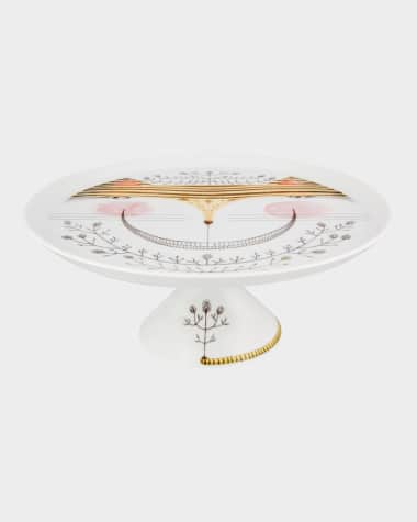 Vista Alegre Tea with Alice Footed Cake Plate
