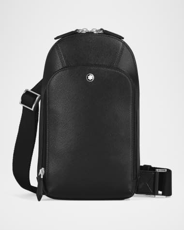 Montblanc Men's Sartorial Leather Sling Bag