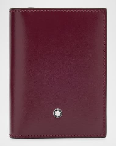Montblanc Men's Meisterstuck Leather Bifold Card Holder