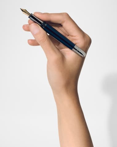 Montblanc Men's Meisterstuck Around the World in 80 Days Doue Fountain Pen, M